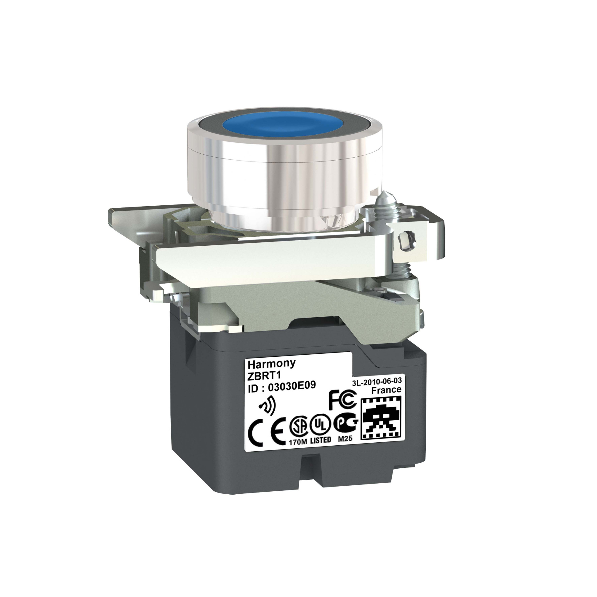 Беспроводная кнопка с синим толкателем zb4rta6 Schneider Electric, ZB4RTA6
